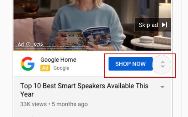 quảng cáo video google 
